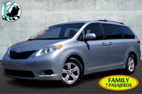 2014 Toyota Sienna for sale at Kustom Carz in Pacoima CA