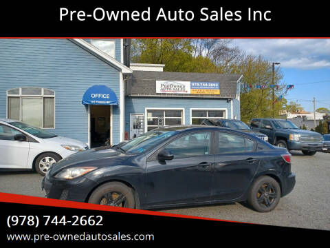 2013 Mazda MAZDA3 for sale at Pre-Owned Auto Sales Inc in Salem MA
