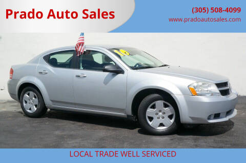 2010 Dodge Avenger for sale at Prado Auto Sales in Miami FL