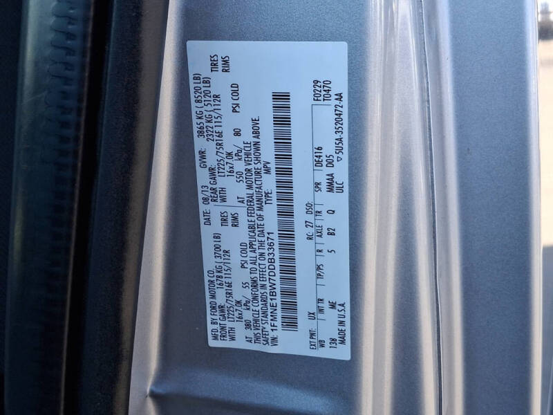 2013 Ford E-Series E-150 XLT