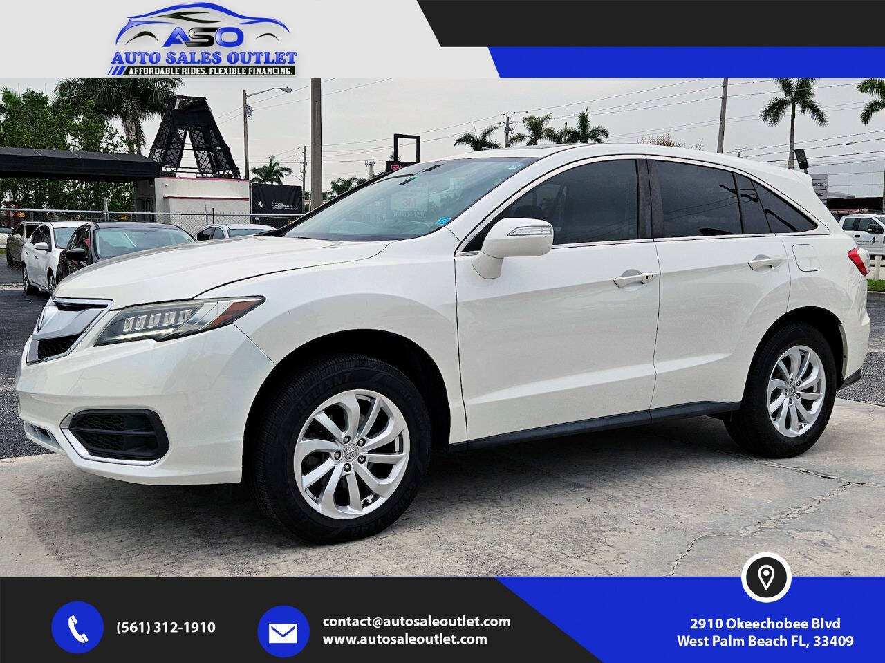 2017 Acura RDX for sale at Auto Sales Outlet in West Palm Beach, FL