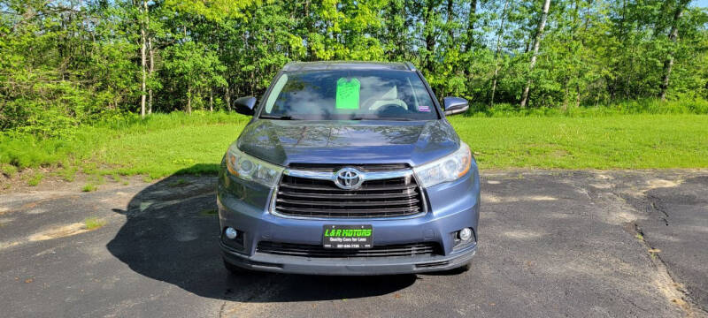 2015 Toyota Highlander for sale at L & R Motors in Greene ME