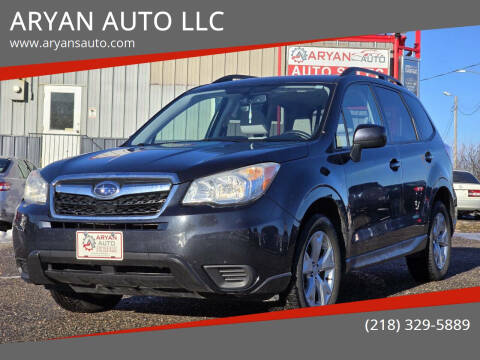 2014 Subaru Forester for sale at ARYAN AUTO LLC in Moorhead MN