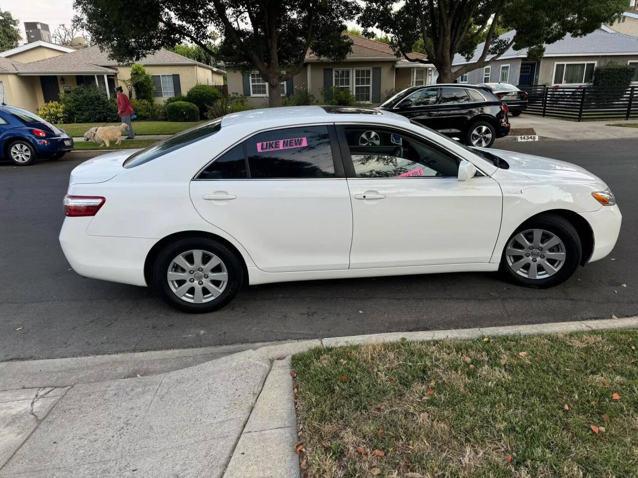 2008 Toyota Camry Hybrid for sale at Ride On LLC in Van Nuys, CA