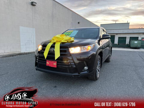 2017 Toyota Highlander for sale at Elmora Motor Sport in Elizabeth NJ