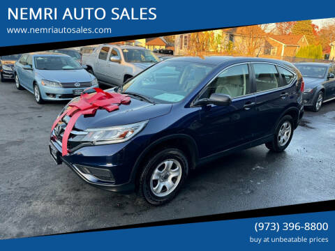 2015 Honda CR-V for sale at NEMRI AUTO SALES in Dover NJ