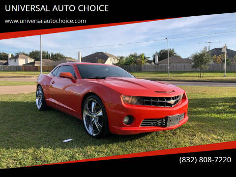 2010 Chevrolet Camaro for sale at UNIVERSAL AUTO CHOICE in Houston TX