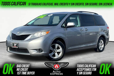 2012 Toyota Sienna for sale at Auto Express in El Cajon CA