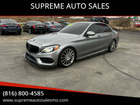 2015 Mercedes-Benz C-Class for sale at SUPREME AUTO SALES in Grandview MO