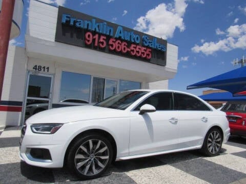 2021 Audi A4 for sale at Franklin Auto Sales in El Paso TX