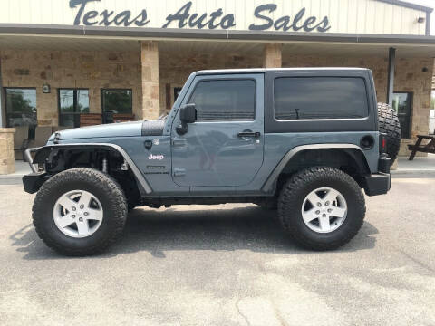 2014 Jeep Wrangler for sale at Texas Auto Sales in San Antonio TX