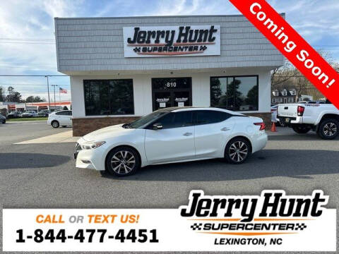 2016 Nissan Maxima for sale at Jerry Hunt Supercenter in Lexington NC