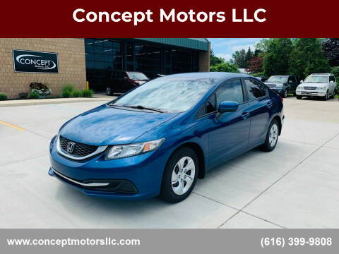 2014 Honda Civic for sale at Concept Motors LLC in Holland MI