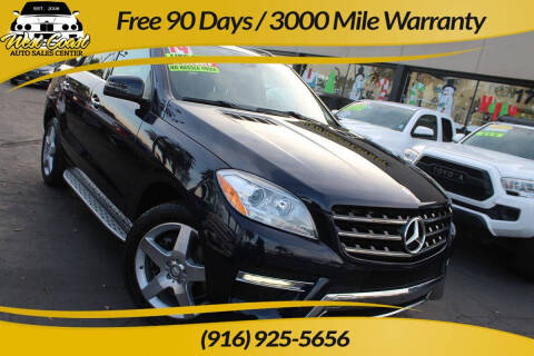 2014 Mercedes-Benz M-Class for sale at West Coast Auto Sales Center in Sacramento CA