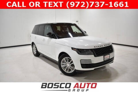 2018 Land Rover Range Rover for sale at Bosco Auto Group in Flower Mound TX