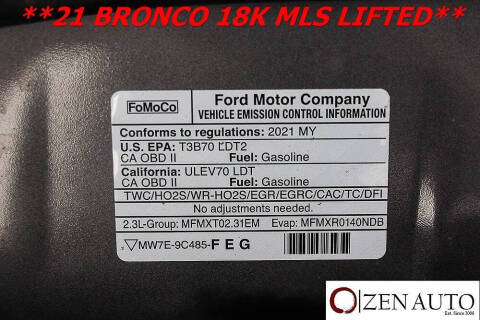 2021 Ford Bronco