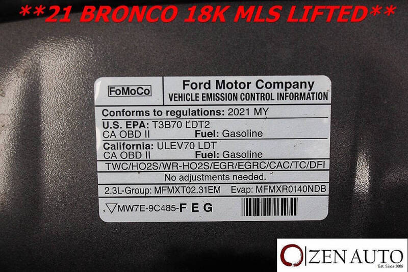 2021 Ford Bronco