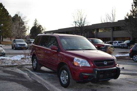 2005 Honda Pilot for sale at QUEST MOTORS in Englewood CO