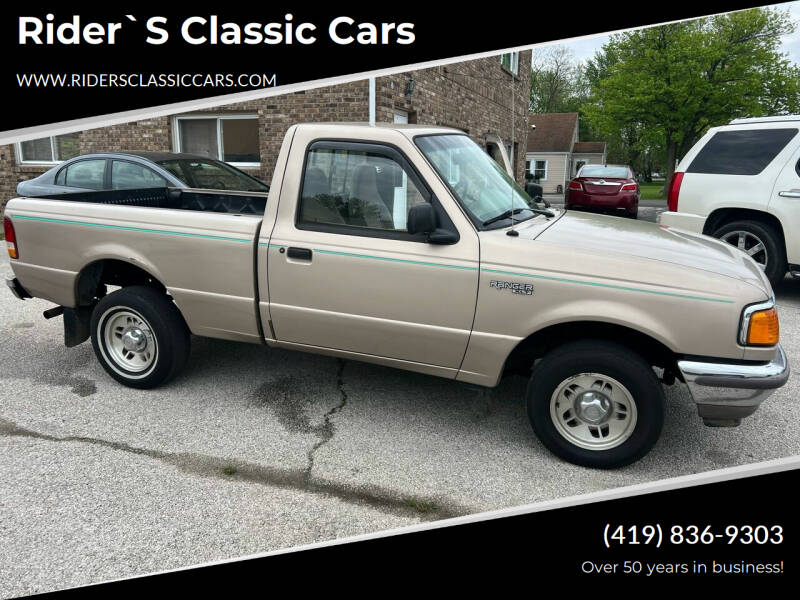 1997 Ford Ranger for sale at Rider`s Classic Cars in Millbury OH