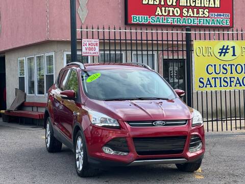 2014 Ford Escape for sale at Best of Michigan Auto Sales in Detroit MI