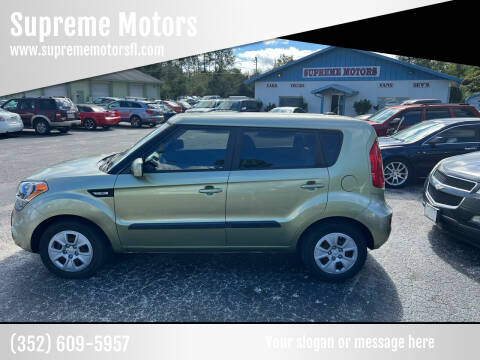 2013 Kia Soul for sale at Supreme Motors in Leesburg FL