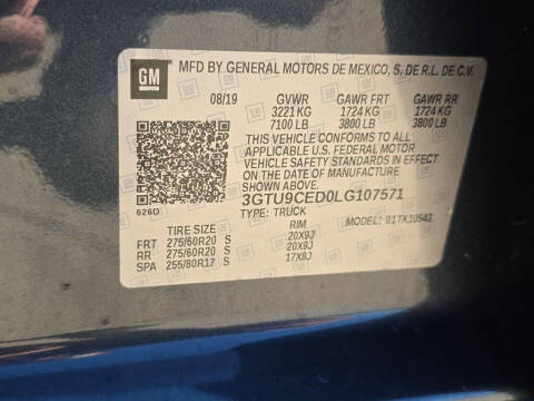 2020 GMC Sierra 1500
