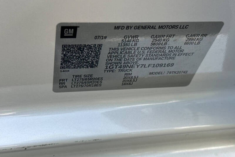 2020 GMC Sierra 2500HD