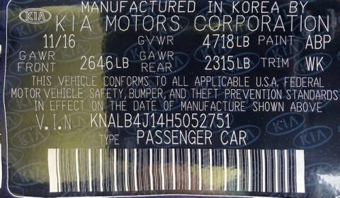 2017 Kia Cadenza Premium