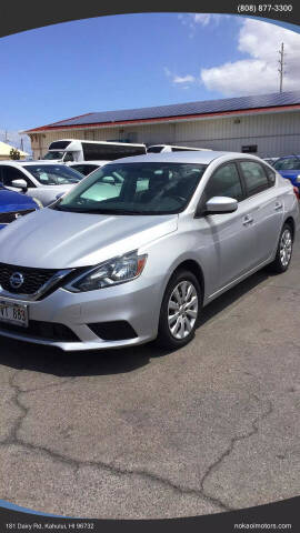 2019 Nissan Sentra for sale at No Ka Oi Motors in Kahului HI