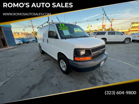 2014 Chevrolet Express for sale at ROMO'S AUTO SALES in Los Angeles CA