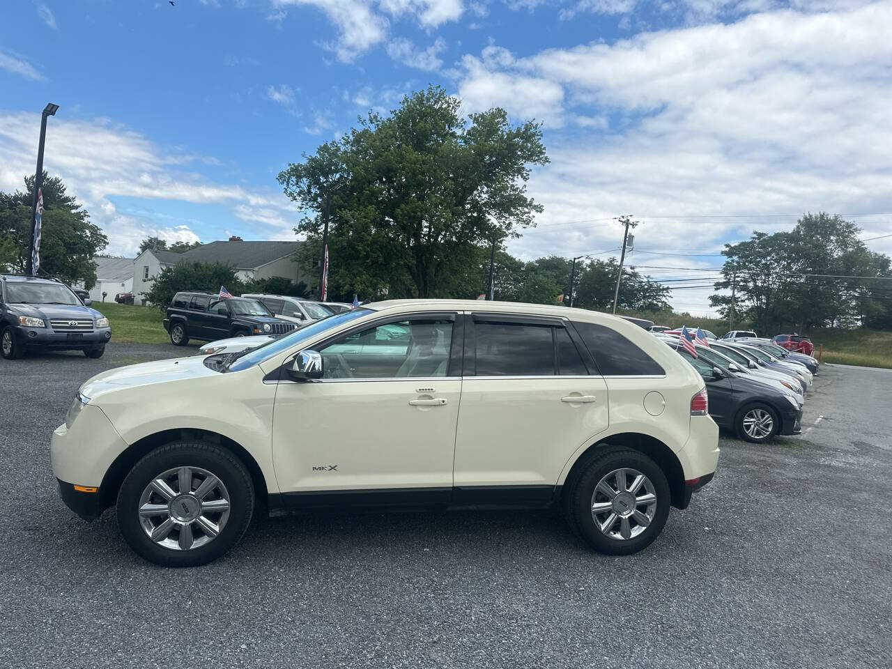 Off white 2007 Lincoln MKX Base AWD 4dr SUV 2