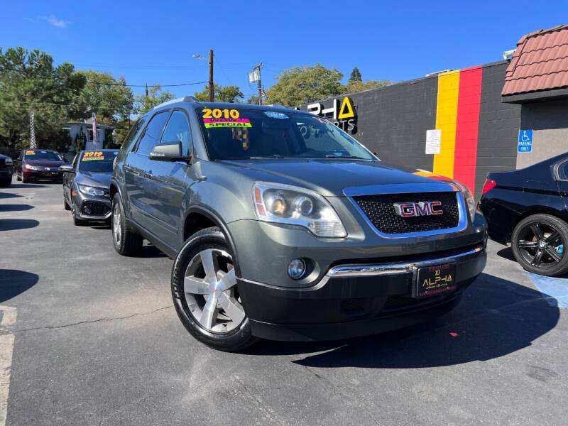 2010 GMC Acadia for sale at Alpha AutoSports in Roseville CA