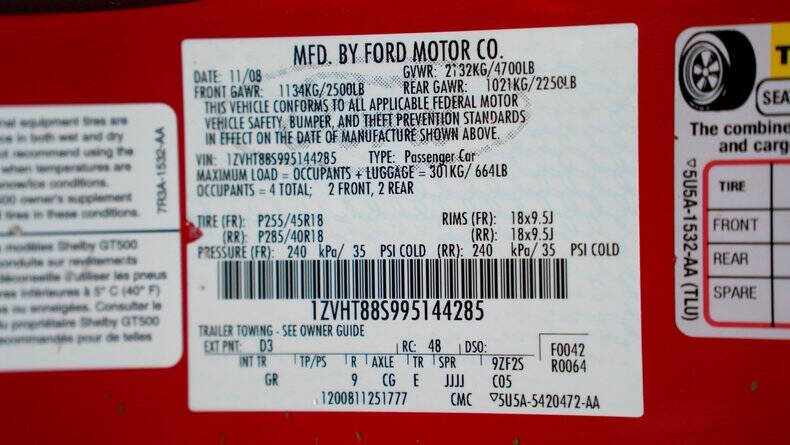 2009 Ford Shelby GT500