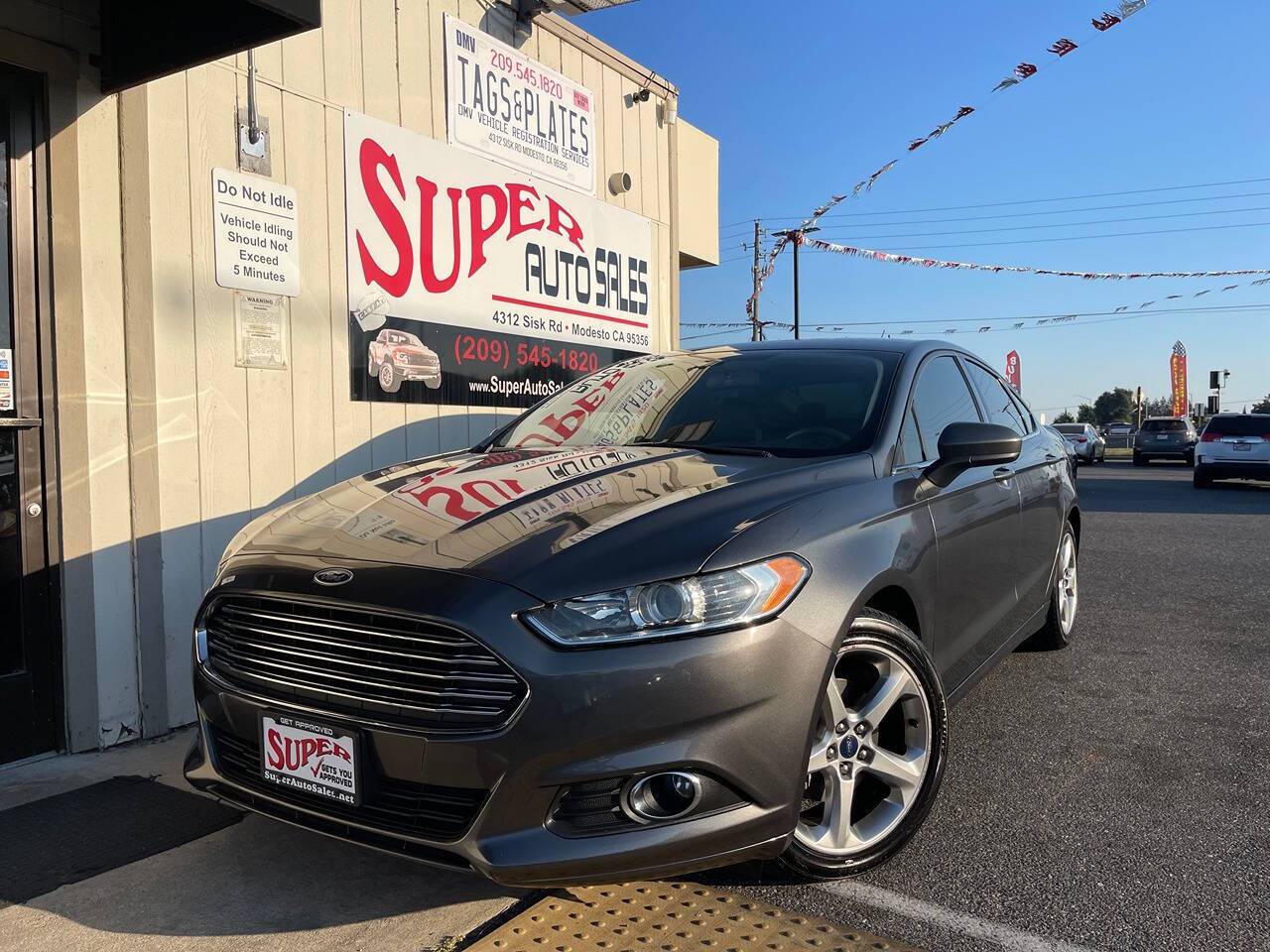 2016 Ford Fusion for sale at Super Auto Sales Modesto in Modesto, CA