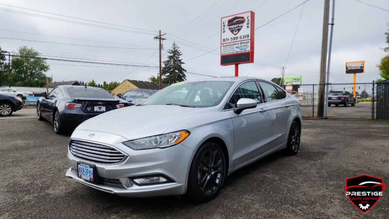 2018 Ford Fusion for sale at PRESTIGE AUTO CENTER LLC in Salem OR