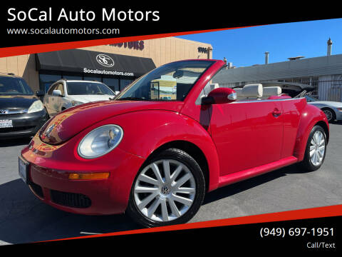 2010 Volkswagen New Beetle Convertible for sale at SoCal Auto Motors in Costa Mesa CA