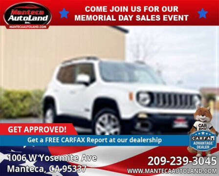 2017 Jeep Renegade for sale at Manteca Auto Land in Manteca CA