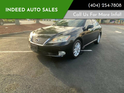 2012 Lexus ES 350 for sale at Indeed Auto Sales in Lawrenceville GA