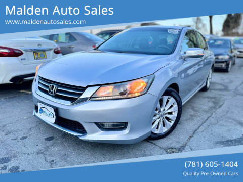 2013 Honda Accord for sale at Malden Auto Sales in Malden MA