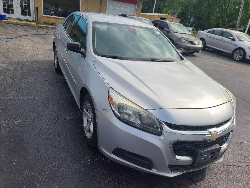 2015 Chevrolet Malibu for sale at Steerz Auto Sales in Frankfort IL