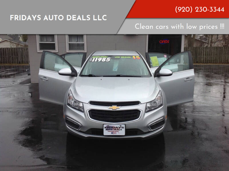 2015 Chevrolet Cruze for sale at Fridays Auto Deals LLC in Oshkosh WI