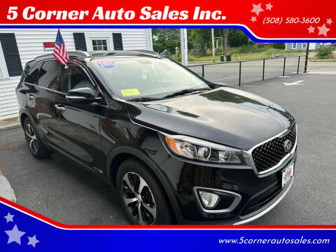 2016 Kia Sorento for sale at 5 Corner Auto Sales Inc. in Brockton MA