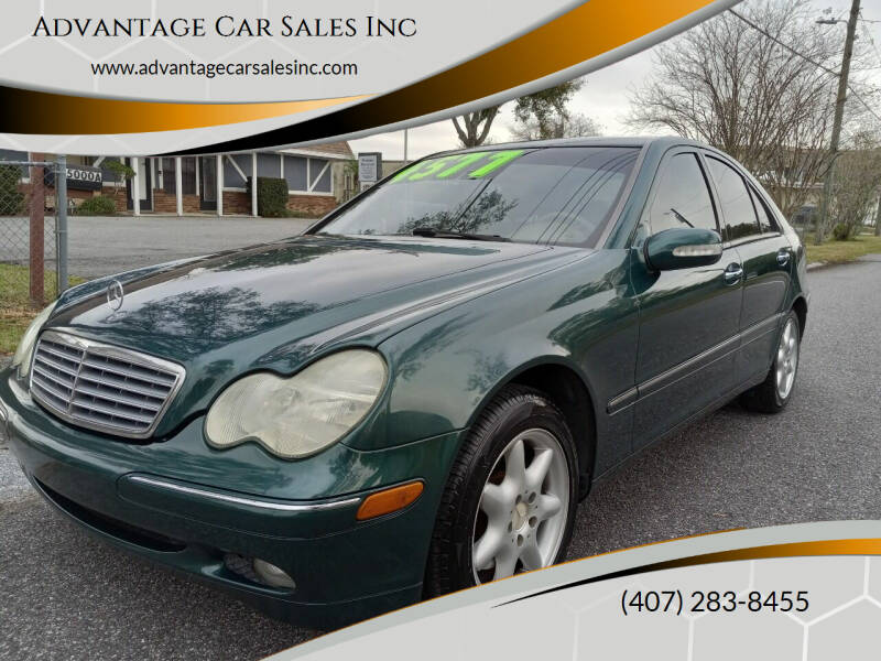 2001 Mercedes-Benz C-Class for sale at Advantage Car Sales Inc in Orange City FL