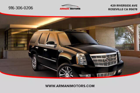2010 Cadillac Escalade for sale at Armani Motors in Roseville CA