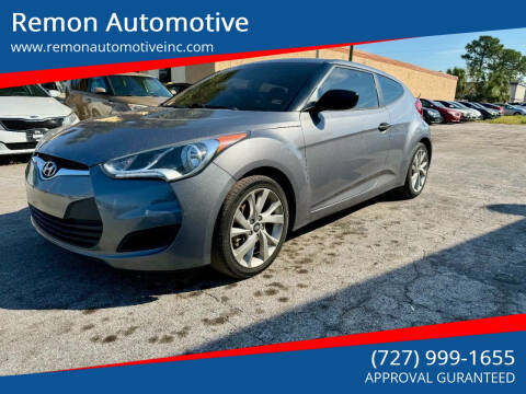 2016 Hyundai Veloster for sale at Remon Automotive in Saint Petersburg FL