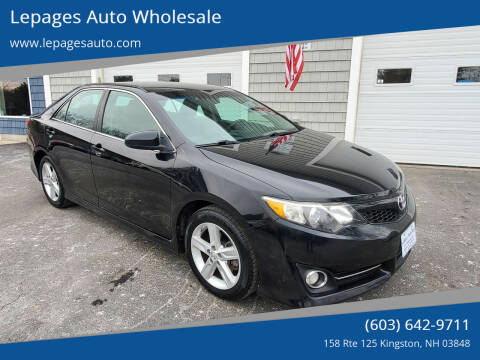 2014 Toyota Camry for sale at Lepages Auto Wholesale in Kingston NH