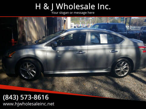 2013 Nissan Sentra for sale at H & J Wholesale Inc. in Charleston SC