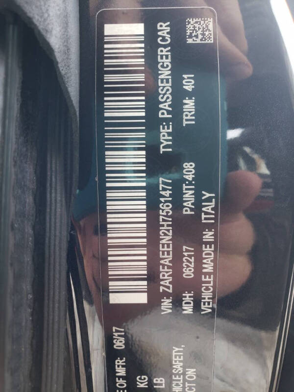 2017 Alfa Romeo Giulia Ti