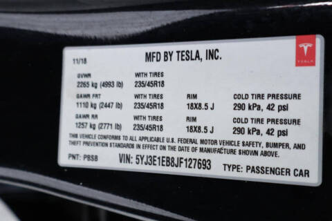 2018 Tesla Model 3