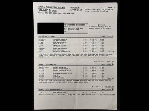 1974 Pontiac Trans Am